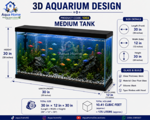 Product Medium tank code 1003 width12 Length 30 height 30 